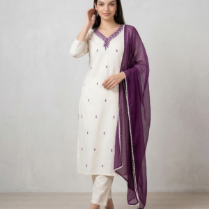 black embroidered georgette pakistani suit – semi stitched salwar set with dupatta