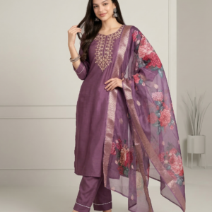 black embroidered georgette pakistani suit – semi stitched salwar set with dupatta